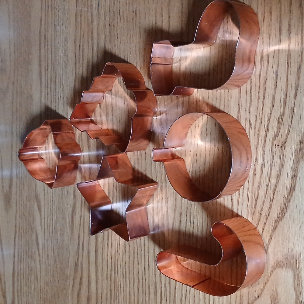 Vintage Copper Cookie Cutters